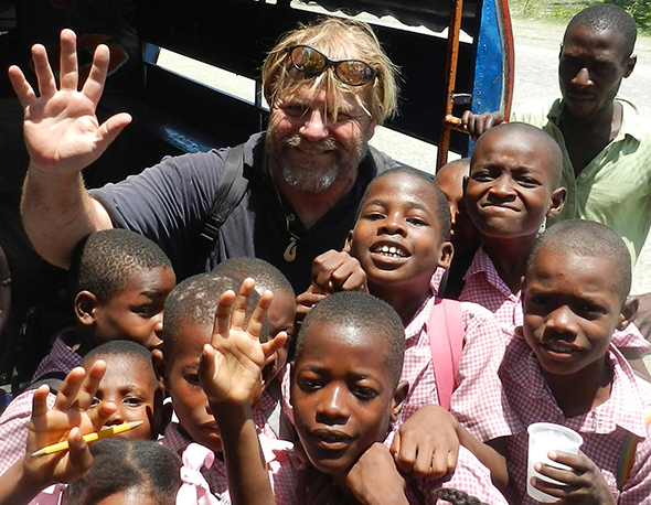 Port-au-Prince setting connected to Max Sconyers' firsthand survival memoir